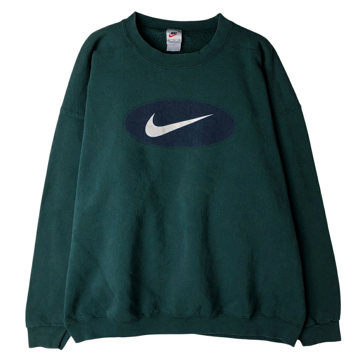 古着 90年代 ナイキ NIKE ワンポイントロゴスウェットシャツ