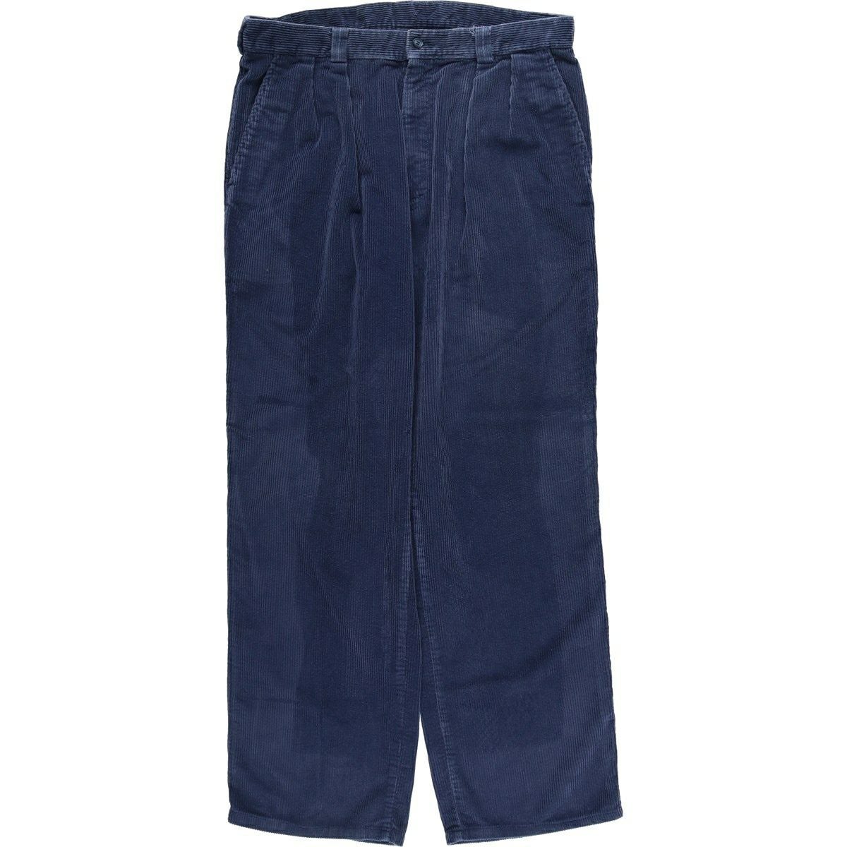 古着 00年代 ランズエンド LANDS END ツータック リネン×コットン