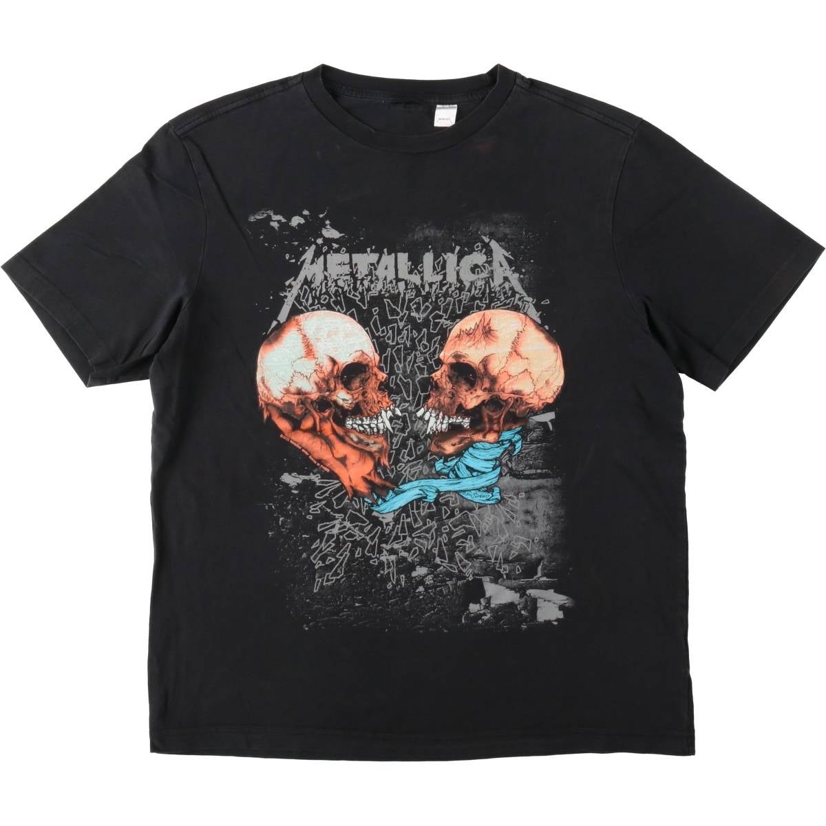 古着 Metallica メタリカ ドクロ柄 スカル柄 バンドTシャツ バンT