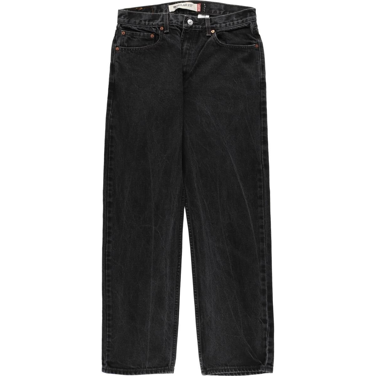 古着 00年代 リーバイス Levi's 505 REGULAR FIT STRAIGHT LEG ブラックデニム テーパードデニムパンツ メンズw30相当/eaa634272 古着 00年代 リーバイス Levis 505 REGULAR FIT ブラックデニム