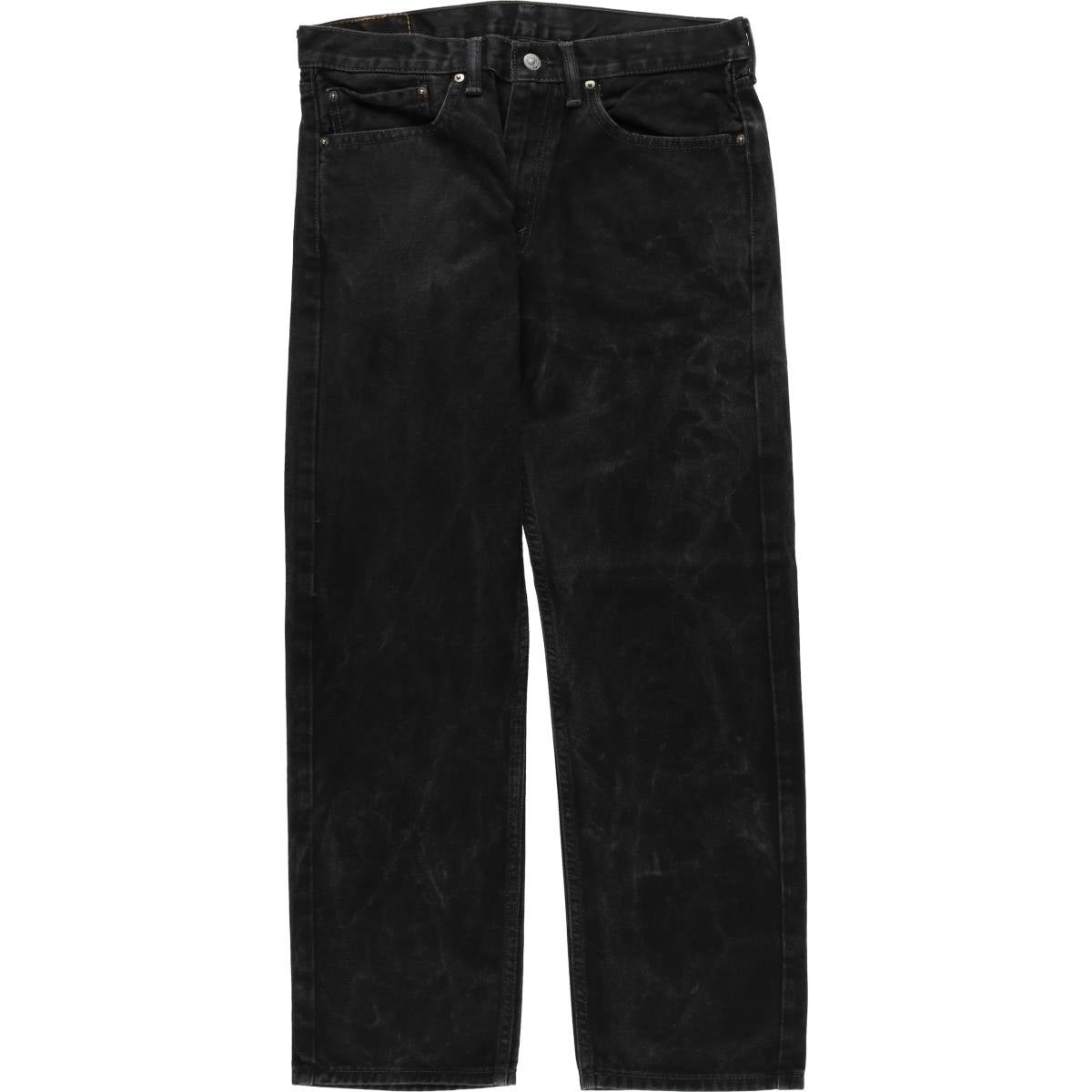 古着 リーバイス Levi's 505 ブラックデニム テーパードデニムパンツ メンズw32相当 /eaa580232 古着 リーバイス Levis 505 ブラックデニム テーパードデニムパンツ