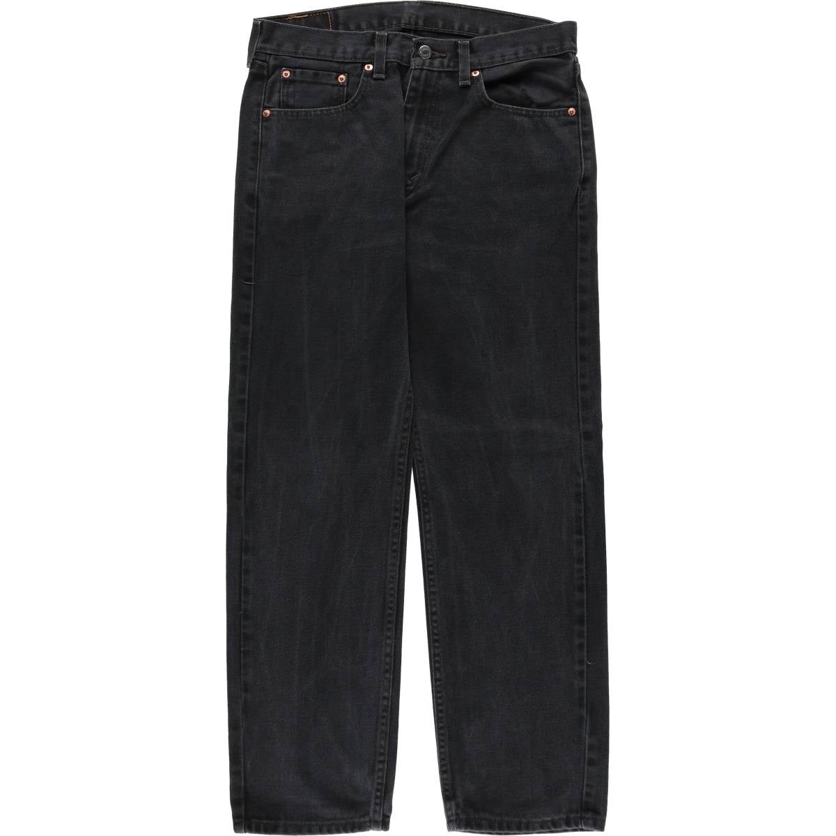 古着 リーバイス Levis 505 ブラックデニム テーパードデニムパンツ