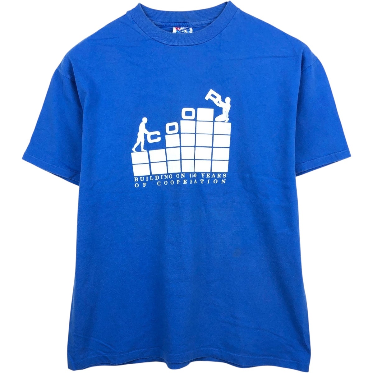 古着 80年代 ヘインズ Hanes BEEFY-T 青タグ プリントTシャツ USA製