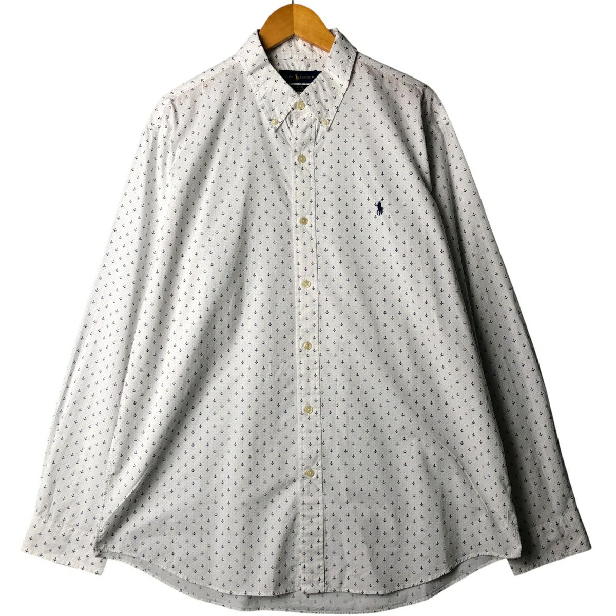 古着 ラルフローレン Ralph Lauren CUSTOM FIT ペイズリー柄 半袖