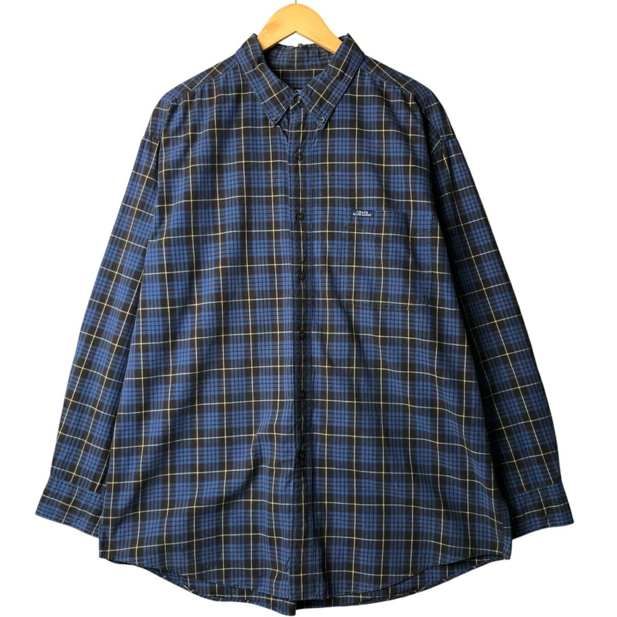 CHAPSジャケット ヘリンボーン柄 XL 古着 70～80年代 ラルフローレン Ralph Lauren CHAPS チャップス