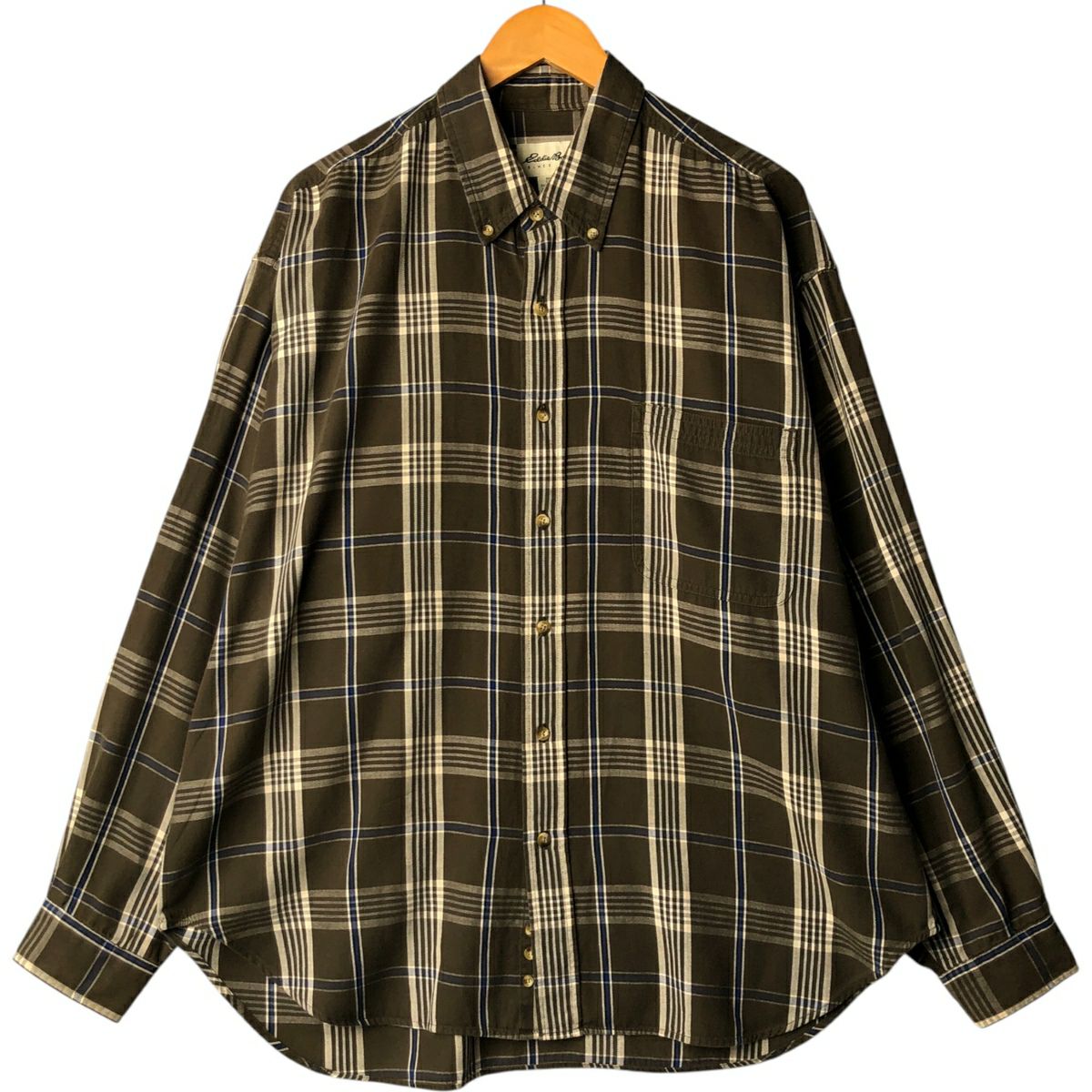 古着 エディーバウアー Eddie Bauer CLASSIC FIT ブラックウォッチ