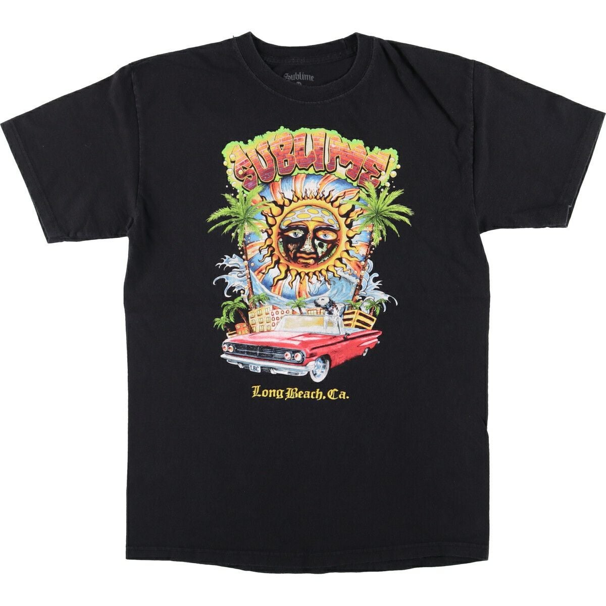 古着 SUBLIME サブライム タイダイ柄 バンドTシャツ バンT メンズM相当