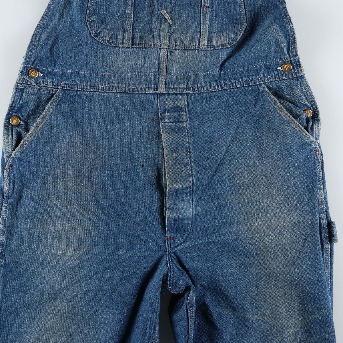 古着 ビッグサイズ 90年代 ディッキーズ Dickies デニムオーバーオール