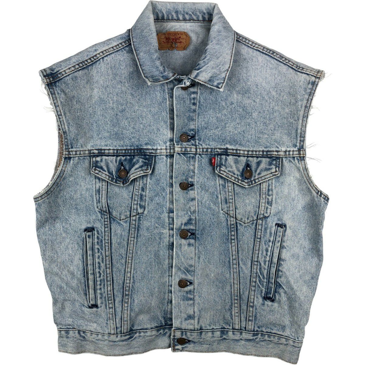 古着 90年代 リーバイス Levis 70699 カットオフ デニムベスト USA製