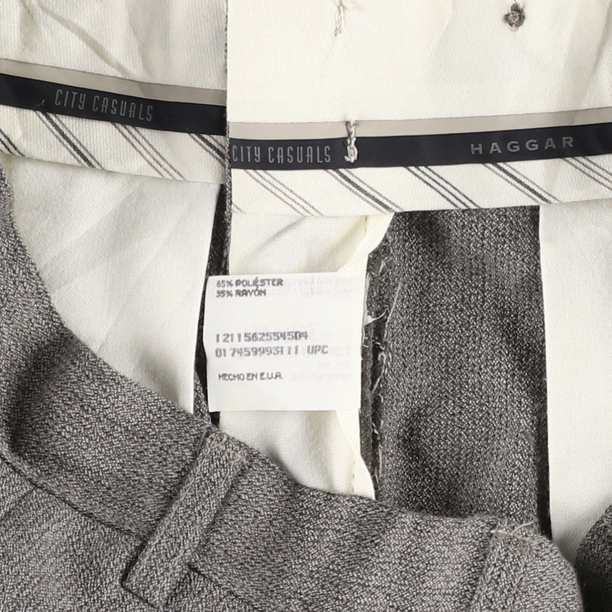 古着 ハガー HAGGAR ツータック スラックスパンツ USA製 メンズw32相当