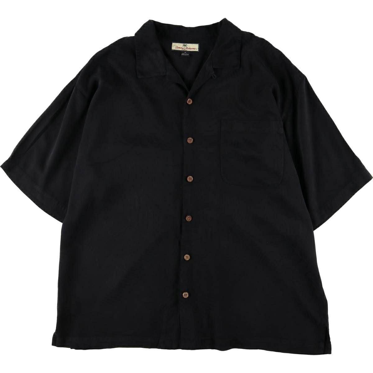古着 トミーバハマ TOMMY BAHAMA オープンカラー チェック柄 半袖