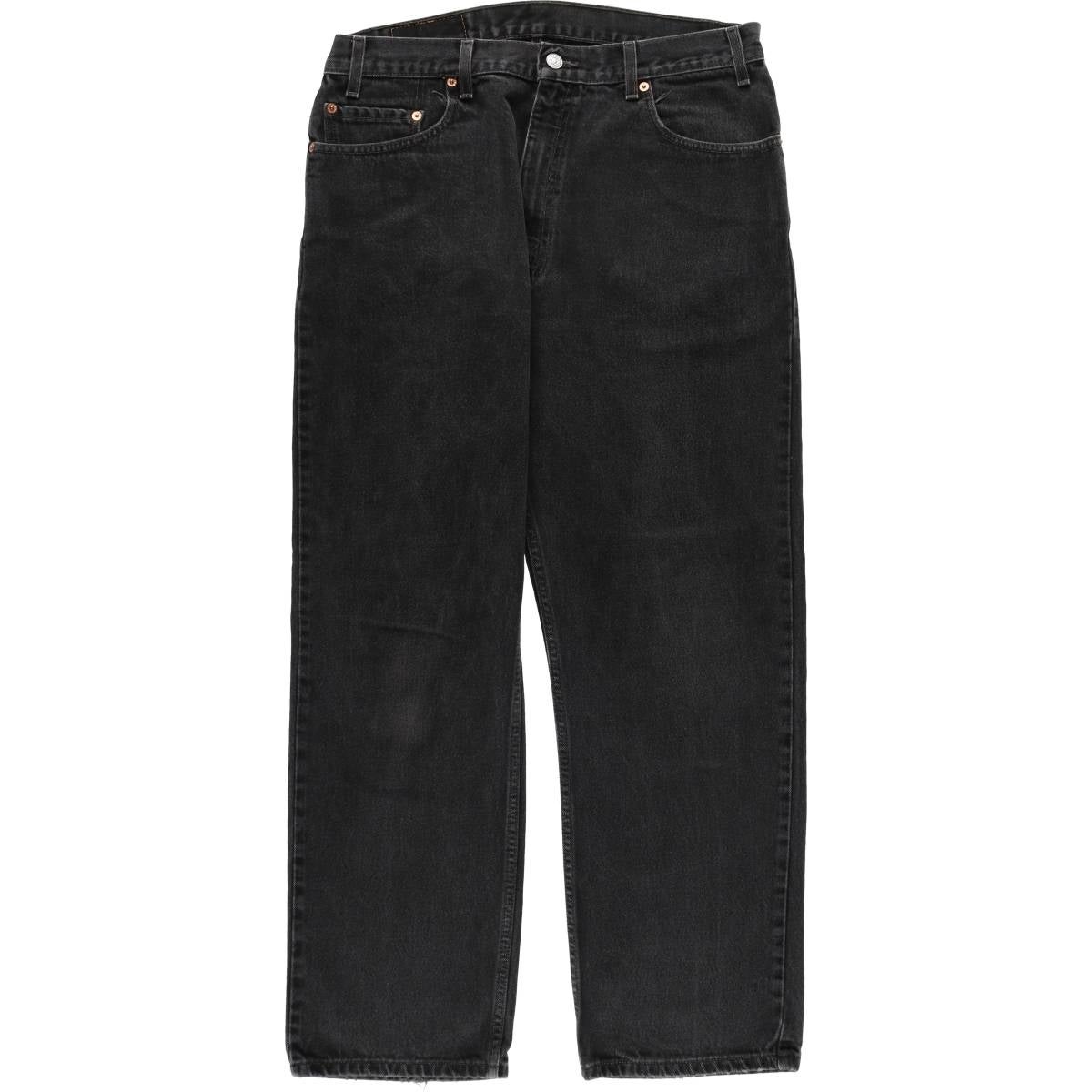 古着 リーバイス Levi's 505 ブラックデニム テーパードデニムパンツ メンズw34相当/eaa663661 古着 リーバイス Levis 505 ブラックデニム テーパードデニムパンツ