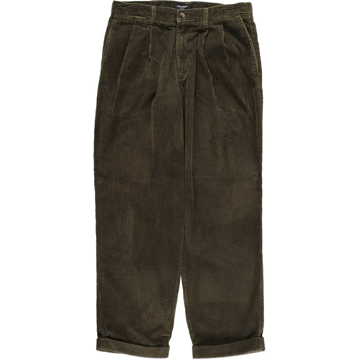 古着 90年代 ノーティカ NAUTICA ツータック 太畝 コーデュロイパンツ