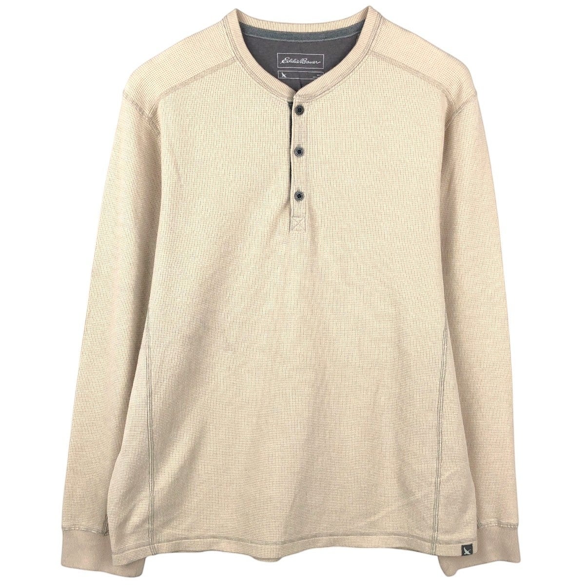 EDDIE BAUER カモフラージュ ヘンリーネックサーマル L EDDIE BAUER カモフラージュ ヘンリーネックサーマル L EDDIE BAUER