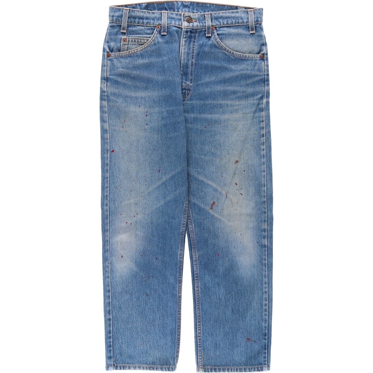 古着 90年代 リーバイス Levis 505 REGULAR FIT STRAIGHT LEG オレンジ