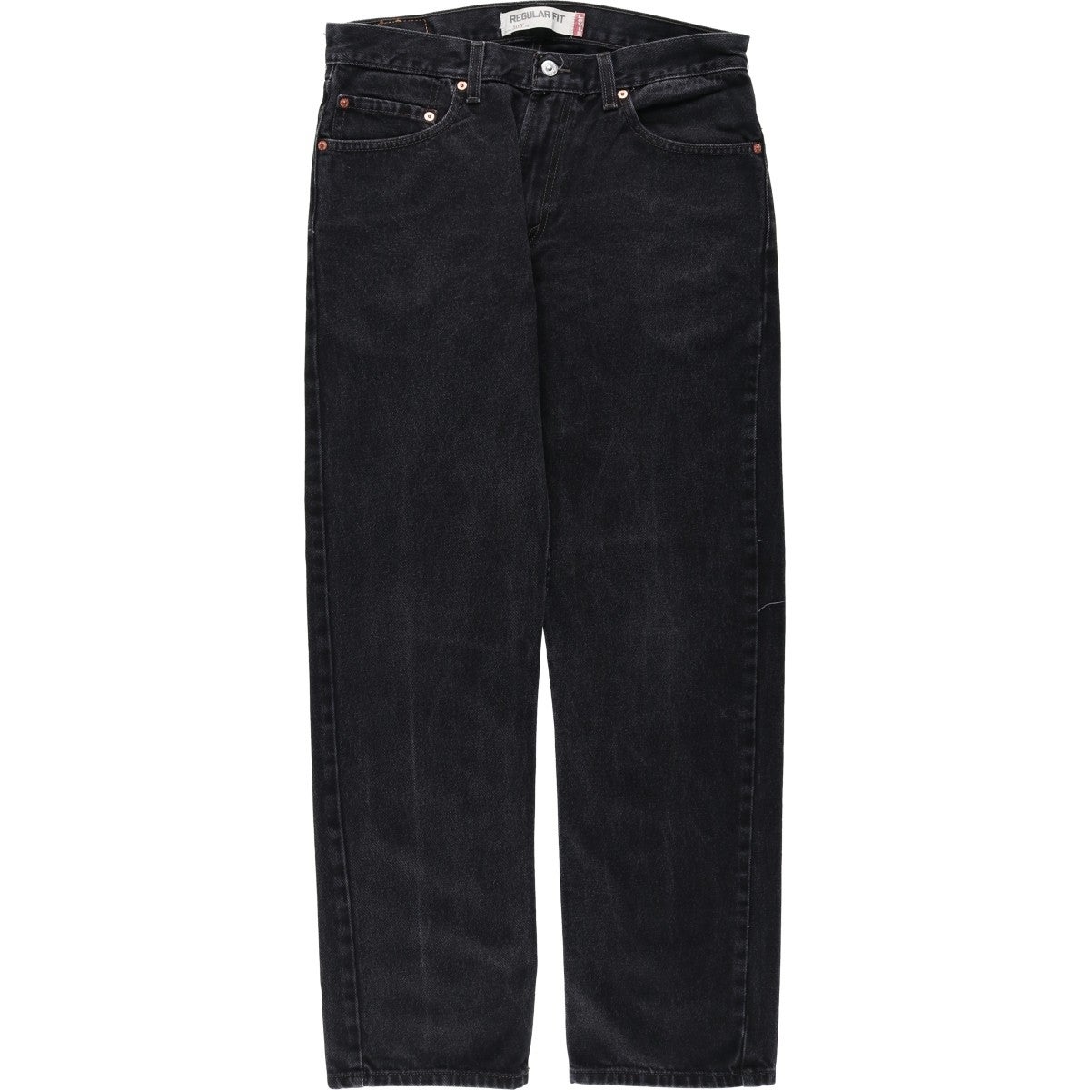 古着 00年代 リーバイス Levis 505 REGULAR FIT ブラックデニム