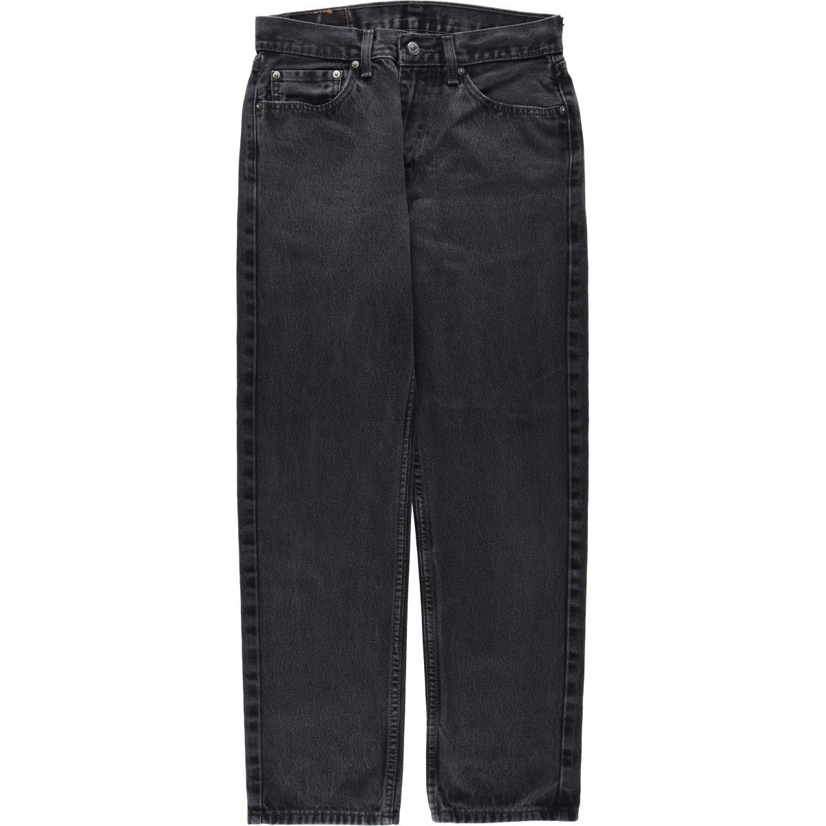 古着 リーバイス Levi's 505 ブラックデニム テーパードデニムパンツ メンズw32相当/eaa610999 古着 リーバイス Levis 505 ブラックデニム テーパードデニムパンツ