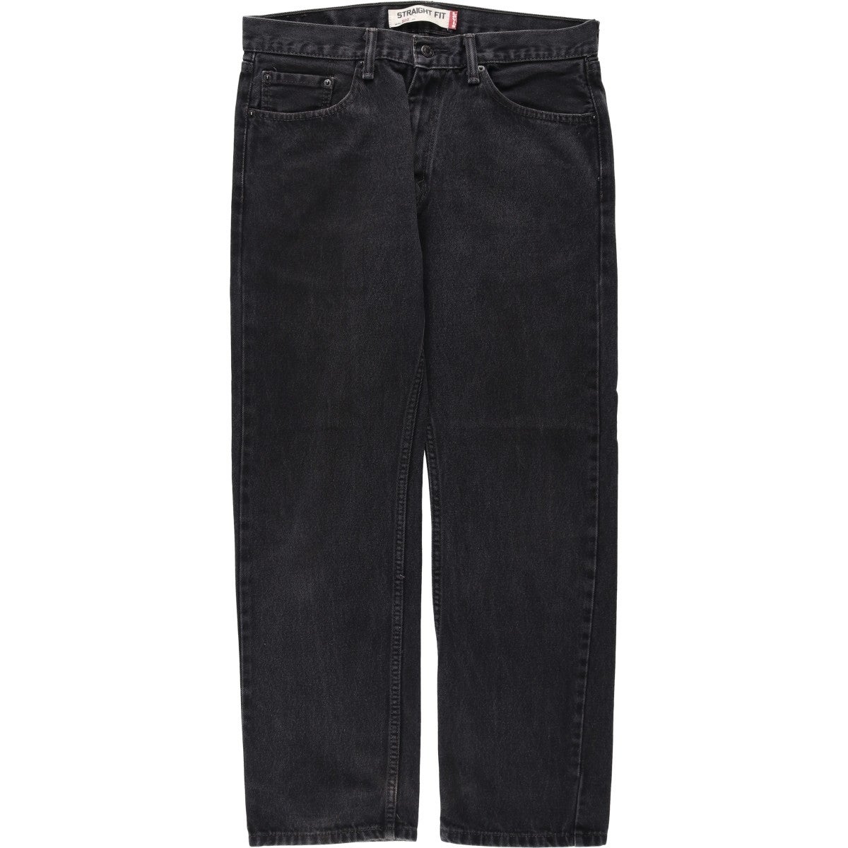 古着 リーバイス Levi's 505 STRAIGHT FIT ブラックデニム テーパードデニムパンツ メンズw34相当/eaa482663 古着 リーバイス Levis 505 STRAIGHT FIT ブラックデニム テーパード