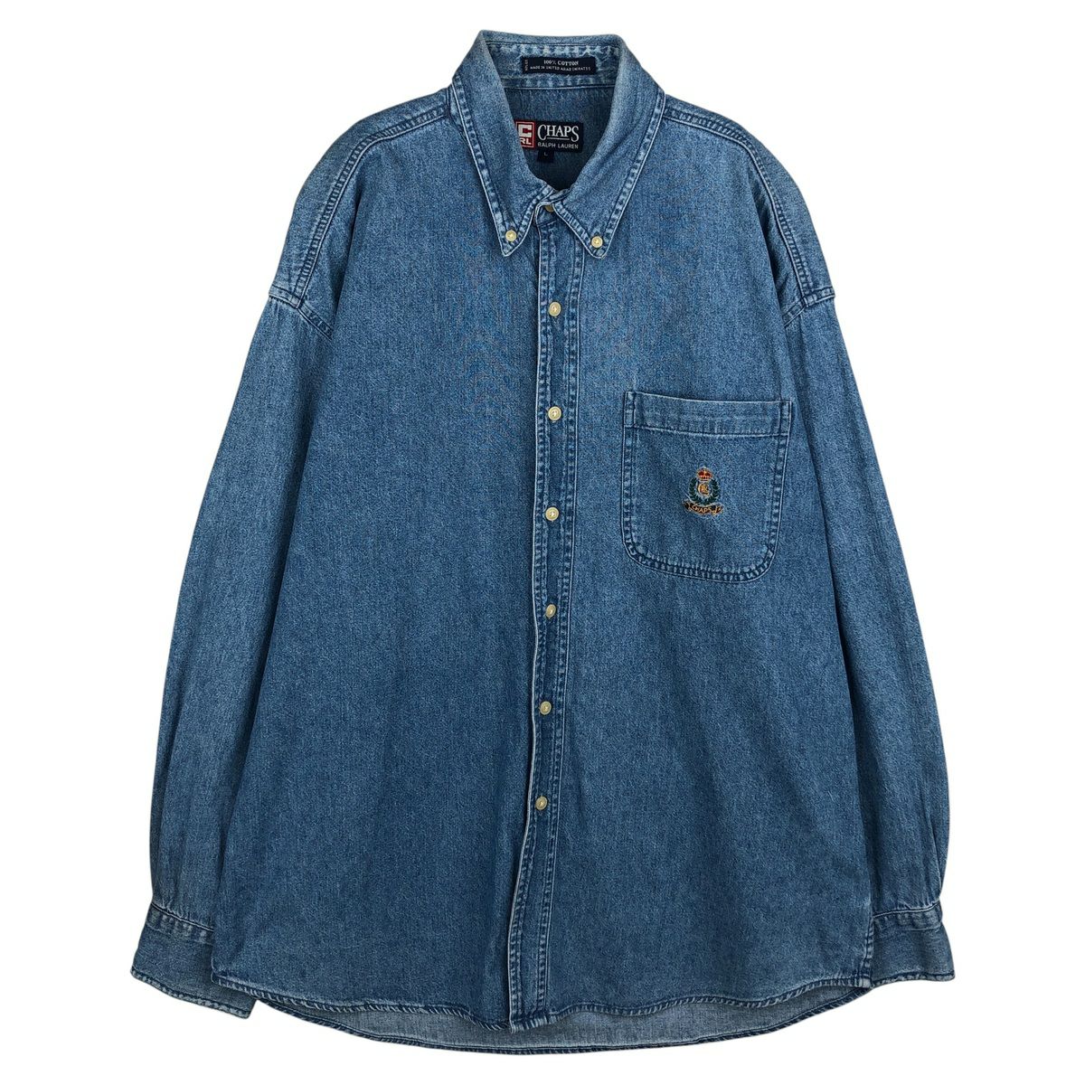 CHAPS RALPH LAUREN デニムカバーオール 中古・古着通販】CHAPS RALPH LAUREN (チャップス ラルフローレン