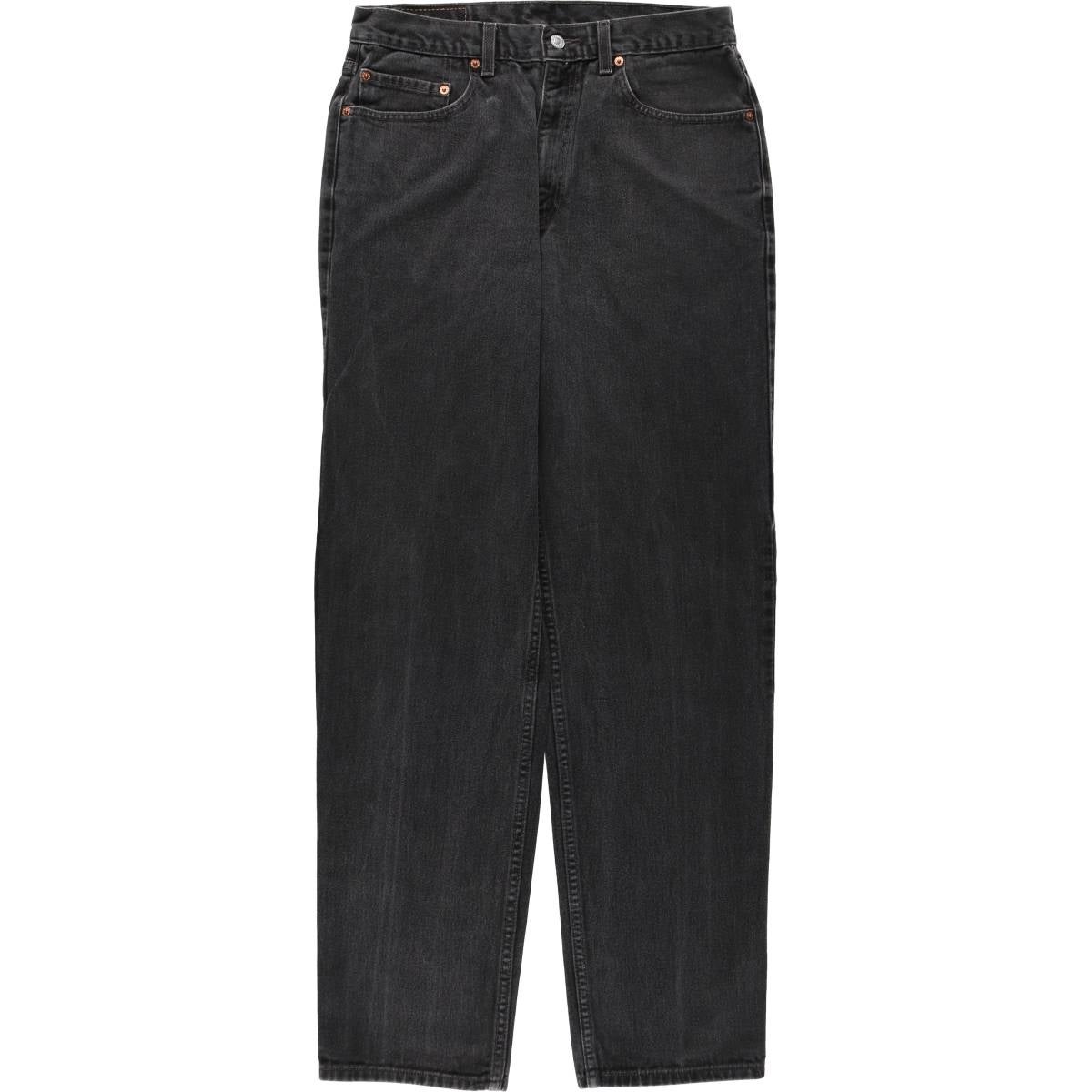 古着 00年代 リーバイス Levis 550 RELAXED FIT ブラックデニム