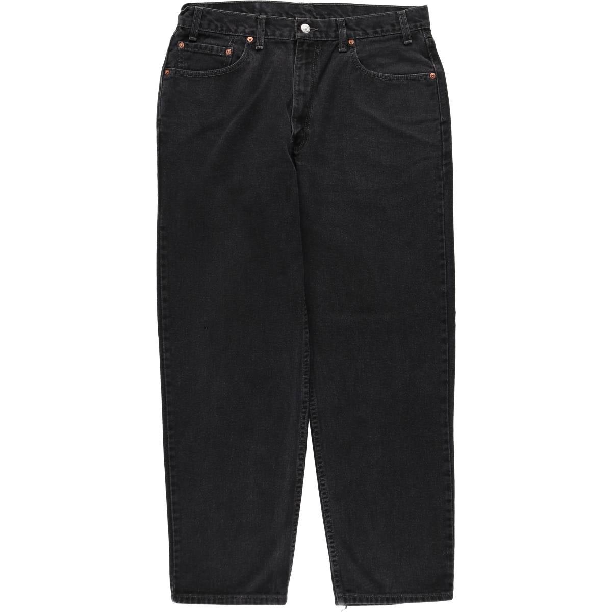古着 00年代 リーバイス Levis 550 RELAXED FIT ブラックデニム