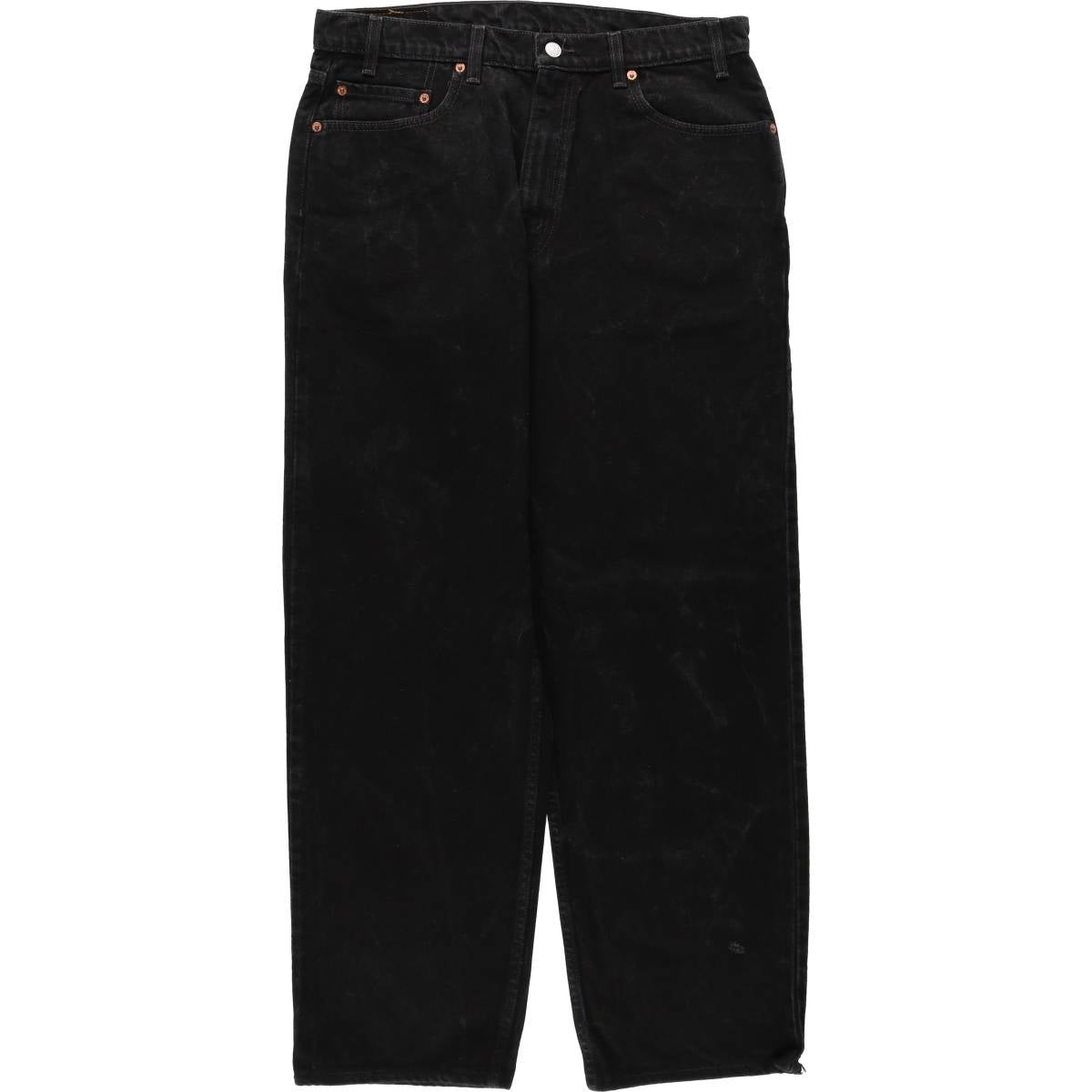 古着 90年代 リーバイス Levis 550 RELAXED FIT ブラックデニム