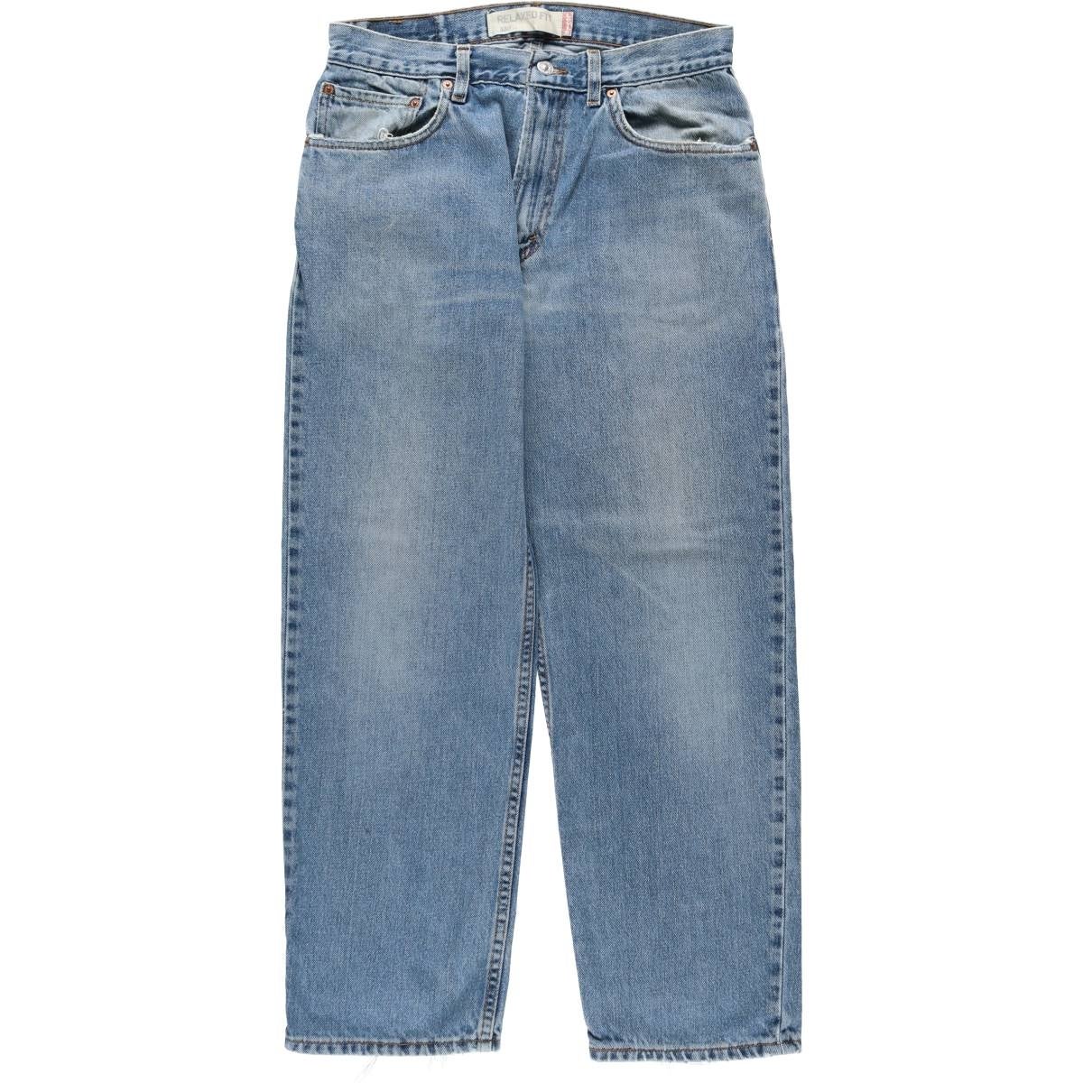 古着 リーバイス Levis 550 RELAXED FIT ブラックデニム テーパード