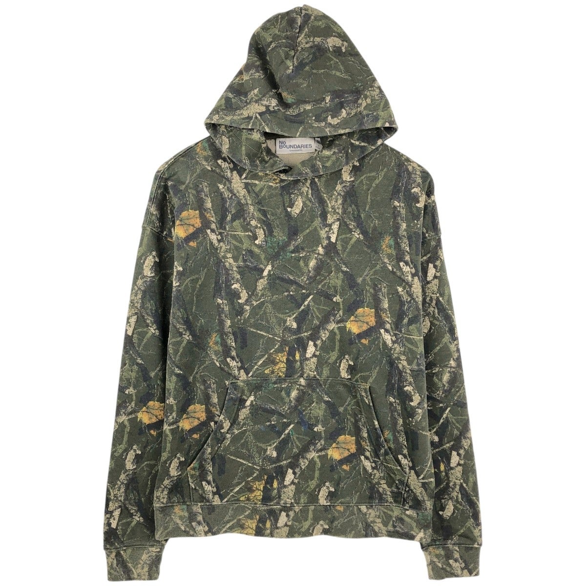 古着 No BoUNDARIES Oversized Fit 迷彩柄 リアルツリーカモ