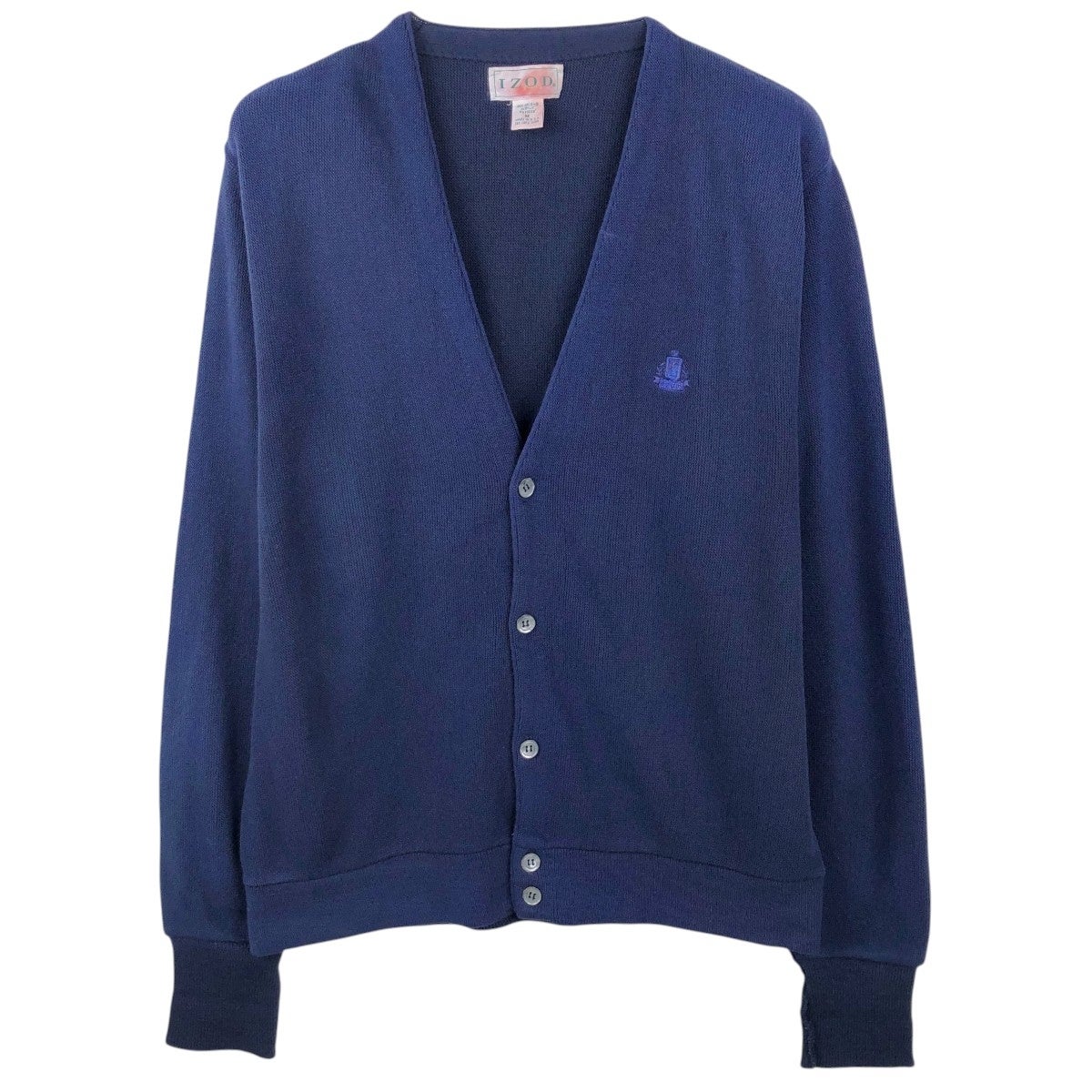 古着 90年代 IZOD アクリルニットカーディガン USA製 メンズM相当