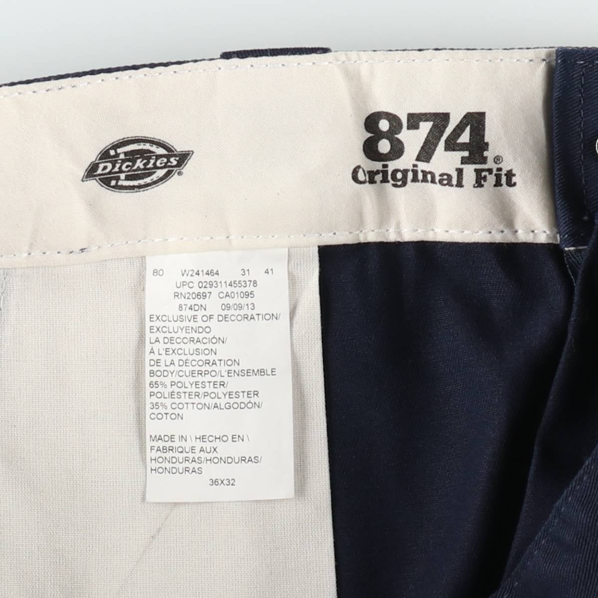 古着 ディッキーズ Dickies 874 ORIGINAL FIT ワークパンツ メンズw36