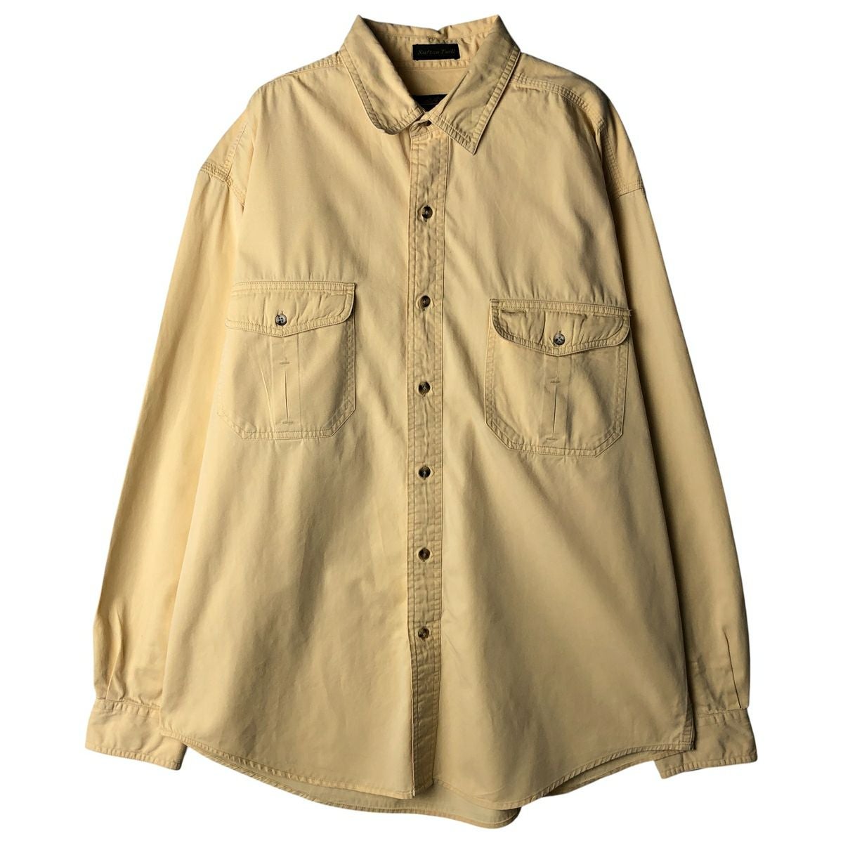 古着 80～90年代 エディーバウアー Eddie Bauer 黒タグ 長袖 デニム