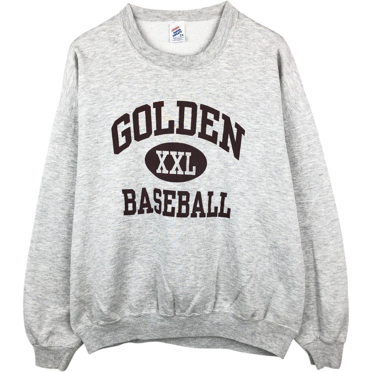 古着 90年代 ジャージーズ Jerzees 3連プリント カレッジスウェット
