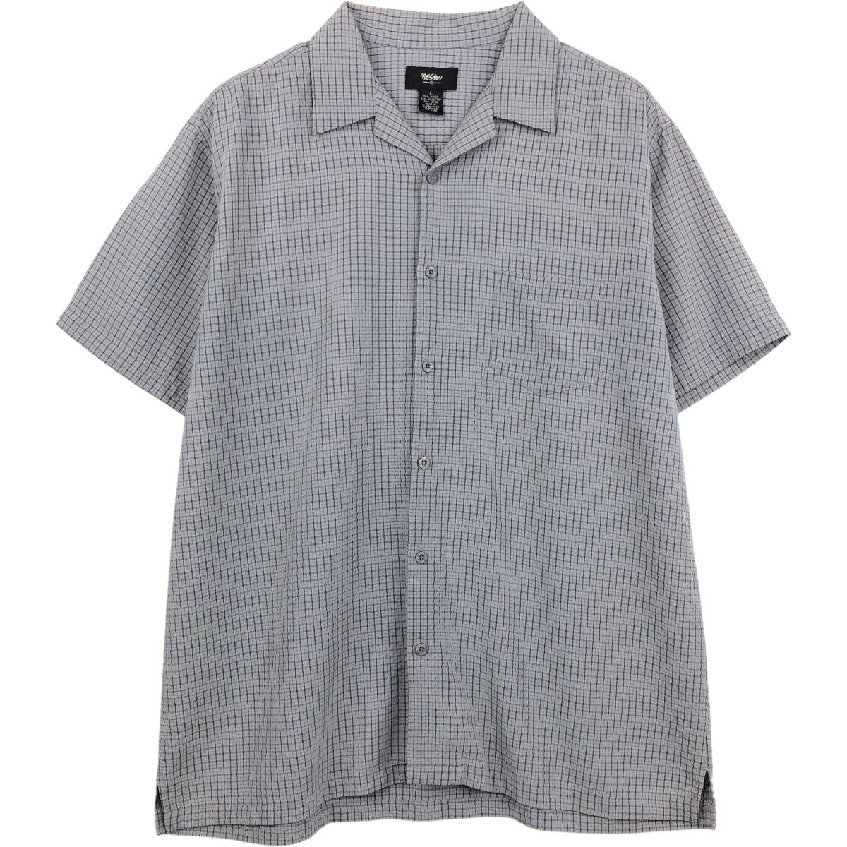 古着 70年代 Donlin マルチストライプ 半袖 ポリエステル×コットン
