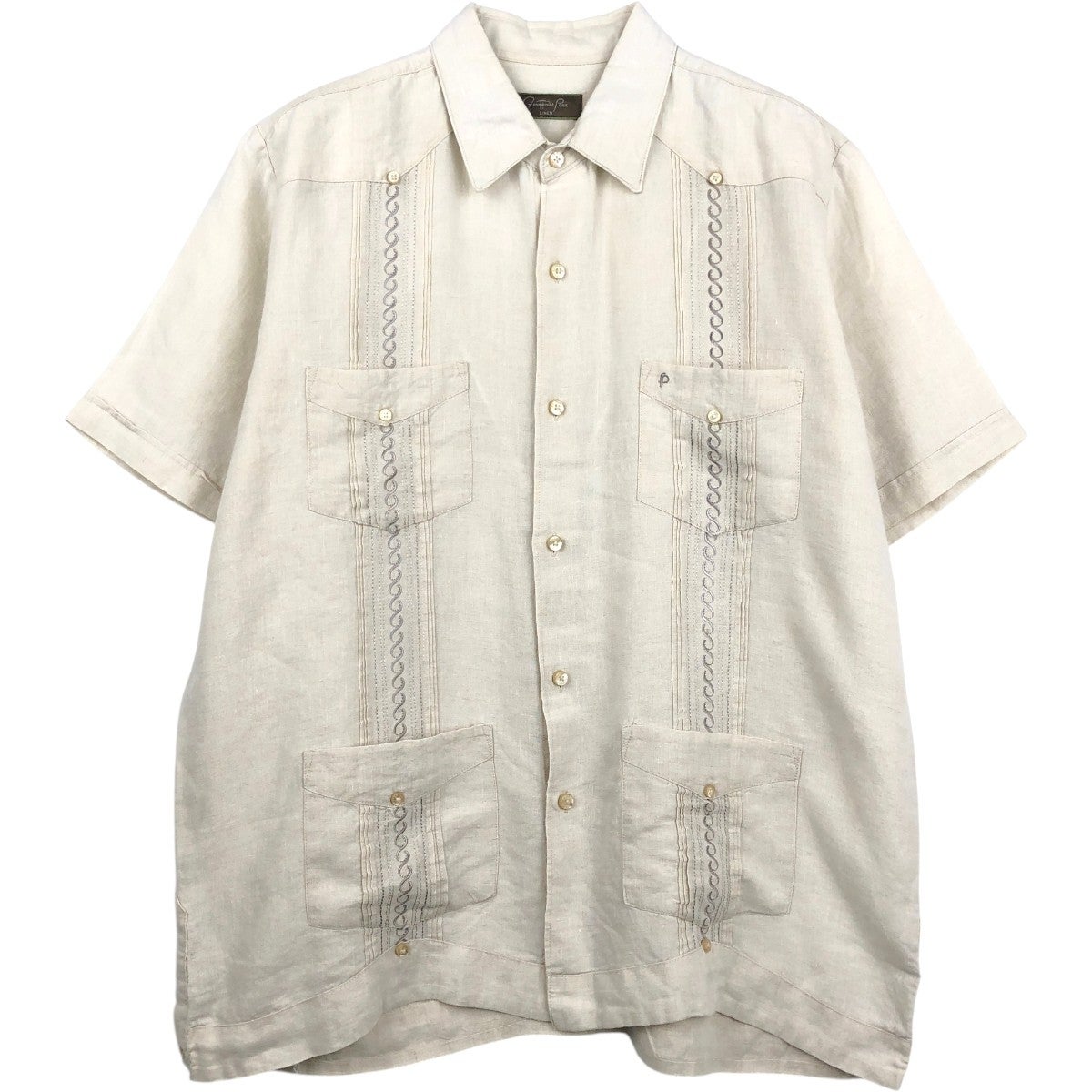 古着 the Havanera co. 半袖 オープンカラー メキシカンシャツ