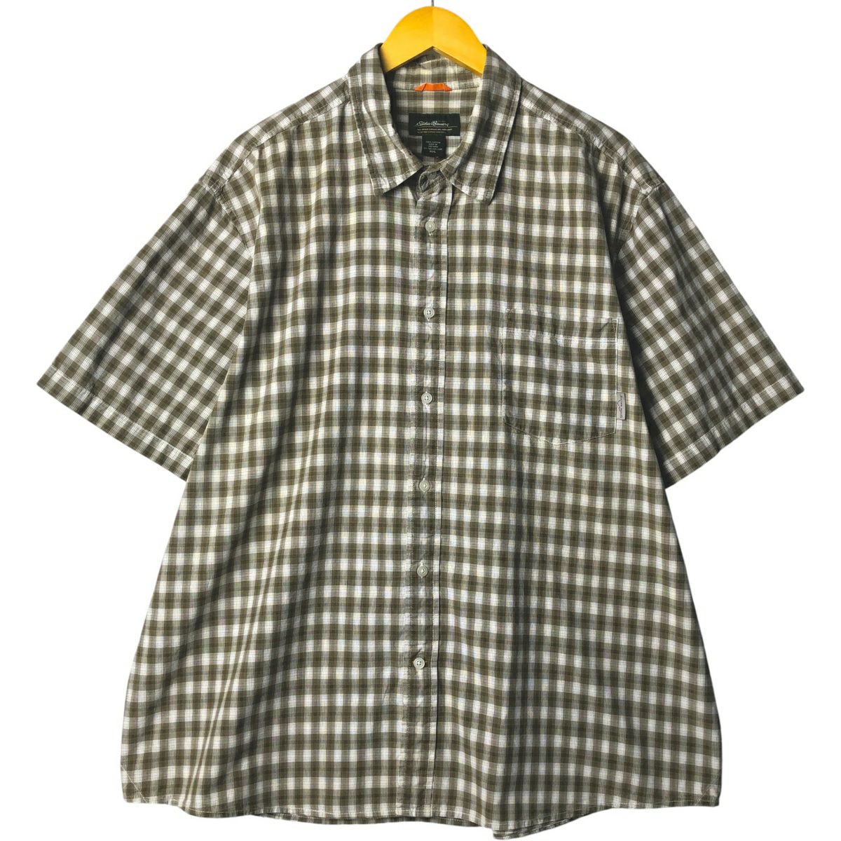 古着 80～90年代 エディーバウアー Eddie Bauer Superior Madras 黒
