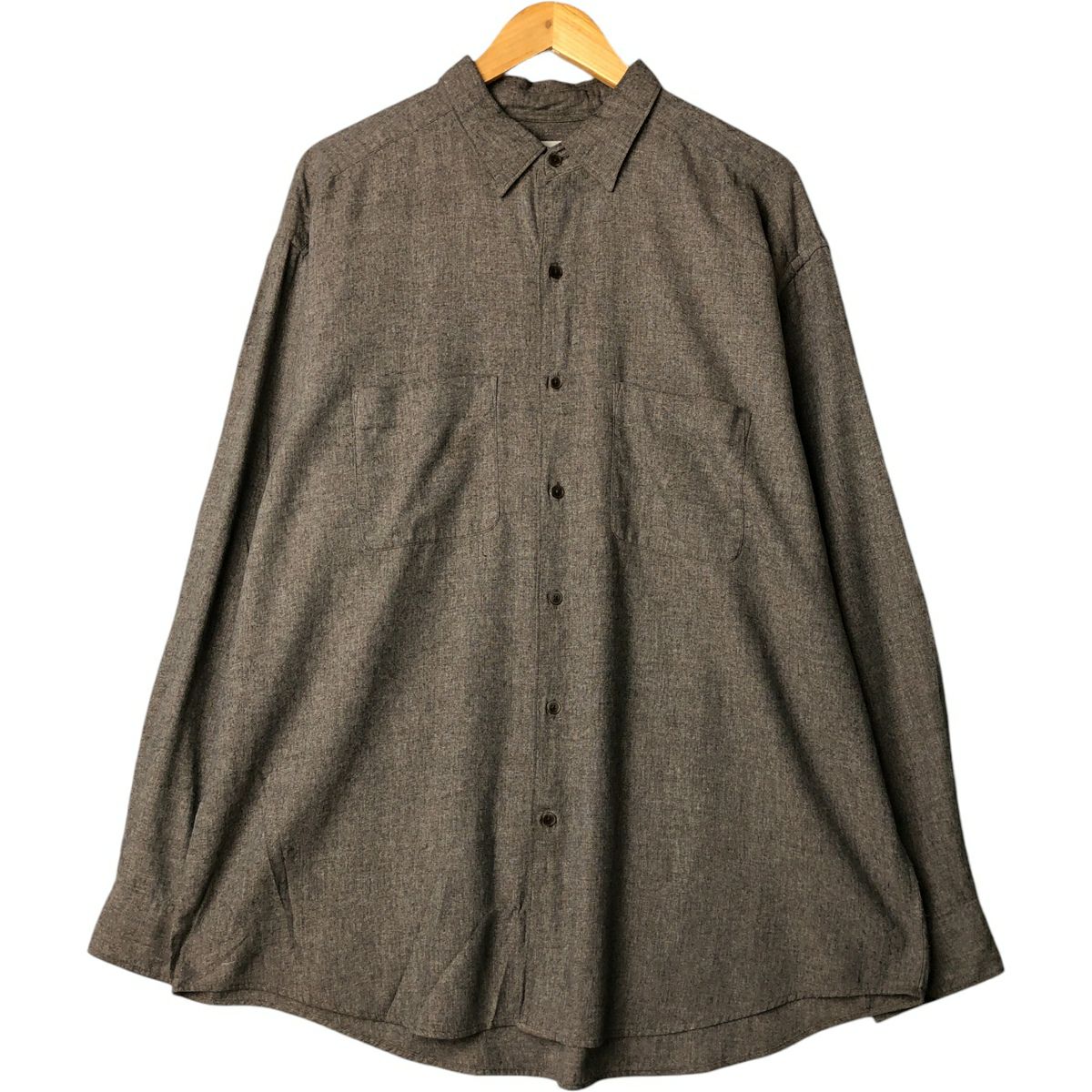 古着 80年代 バナナリパブリック BANANA REPUBLIC 長袖 コットンシャツ