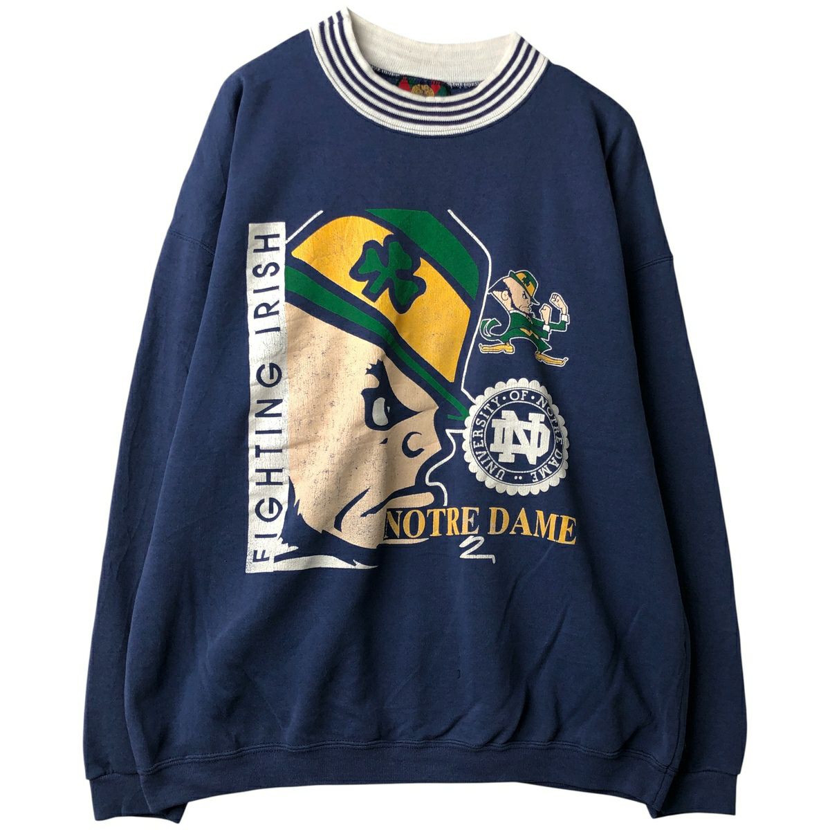 古着 90年代 チャンピオン Champion FIGHTIN IRISH ノートルダム大学