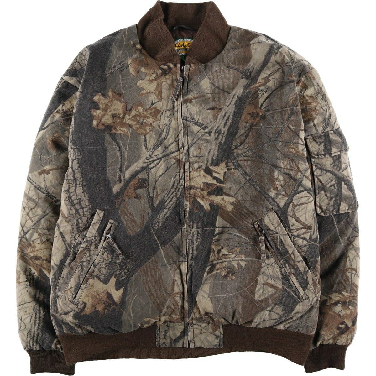 古着 90～00年代 カベラス Cabelas 迷彩柄 リアルツリーカモ フリース