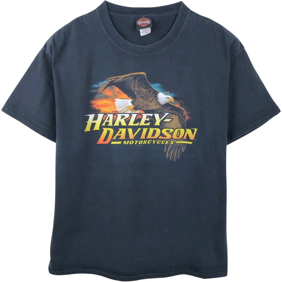 古着 ハーレーダビッドソン Harley-Davidson 鷲柄 イーグル柄 モーター