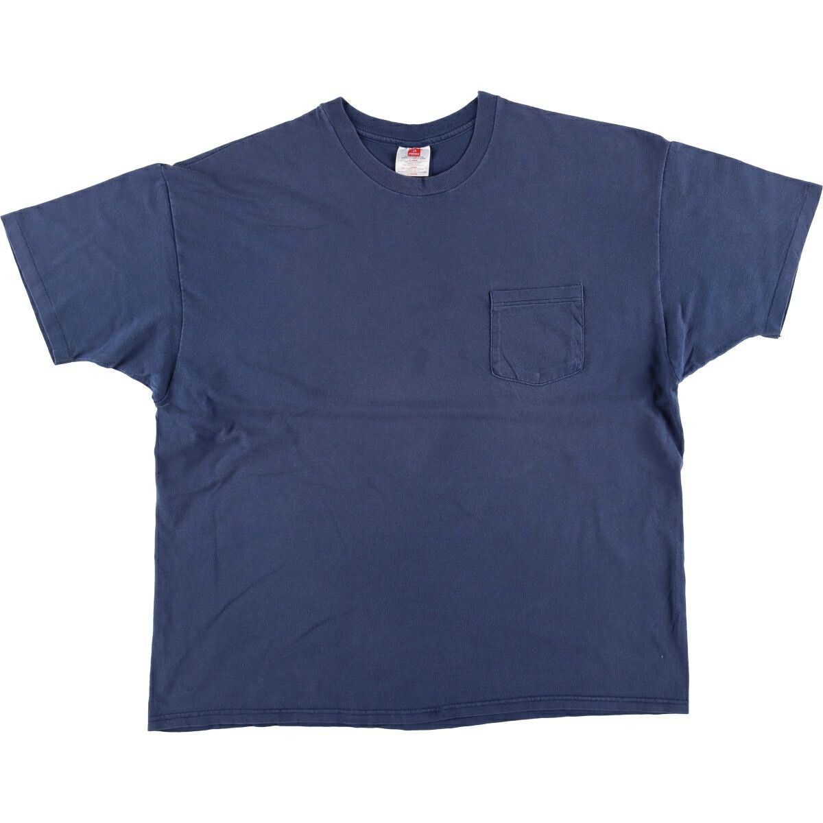 古着 90年代 ヘインズ Hanes 無地ポケットTシャツ USA製 メンズXL相当