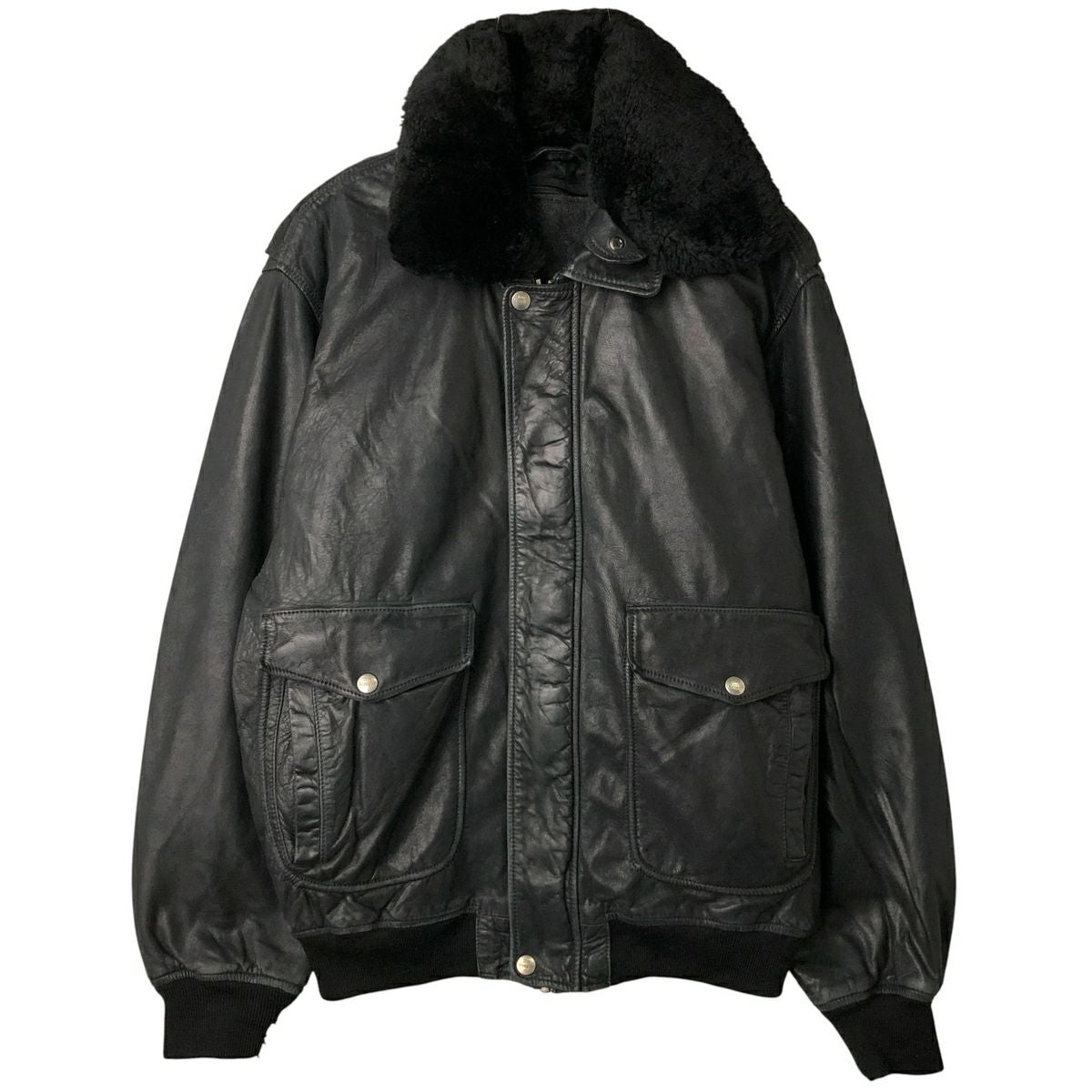 古着 ショット SCHOTT A-2タイプ レザーフライトジャケット イタリア製