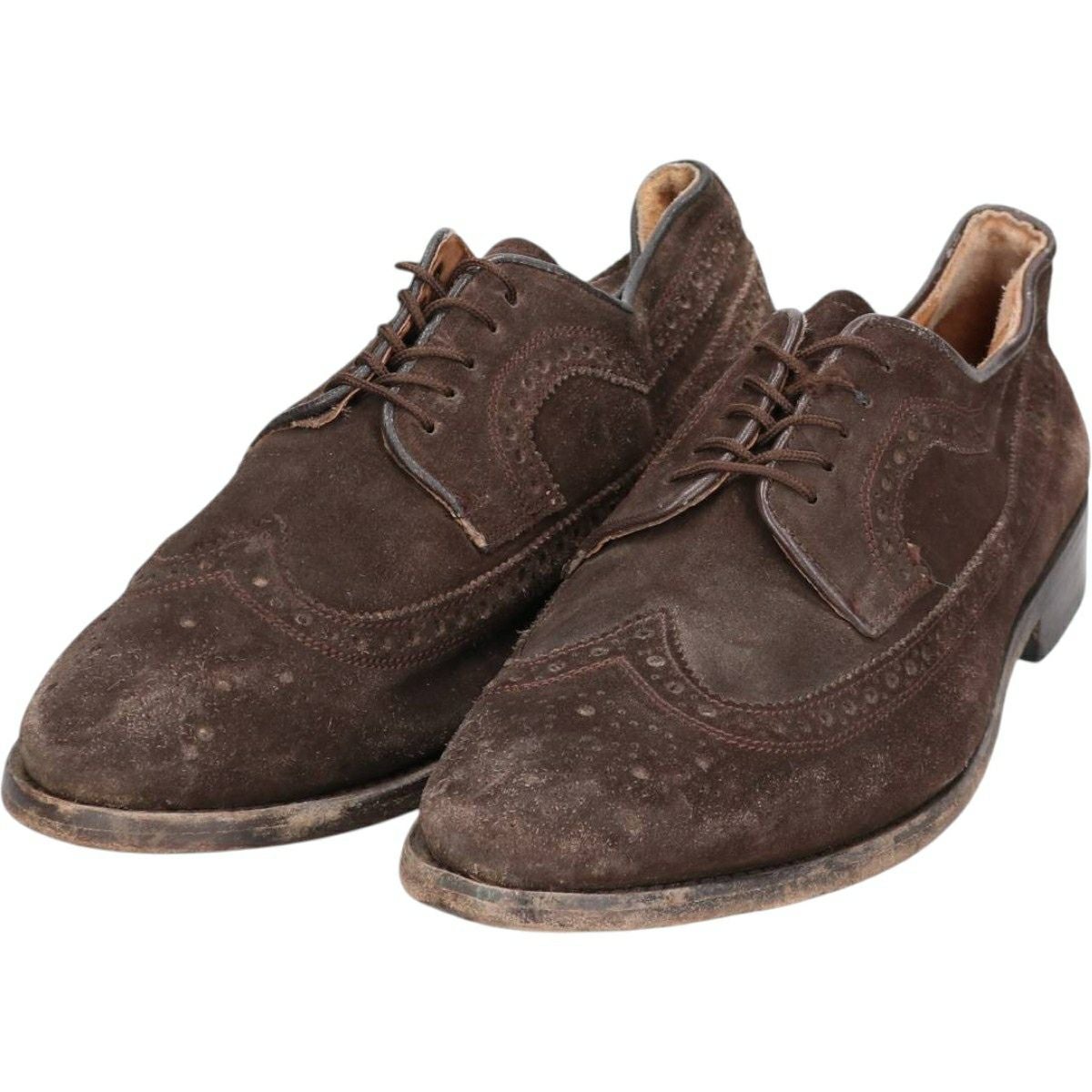 古着 クロケットアンドジョーンズ CROCKETT & JONES スエード ウイング