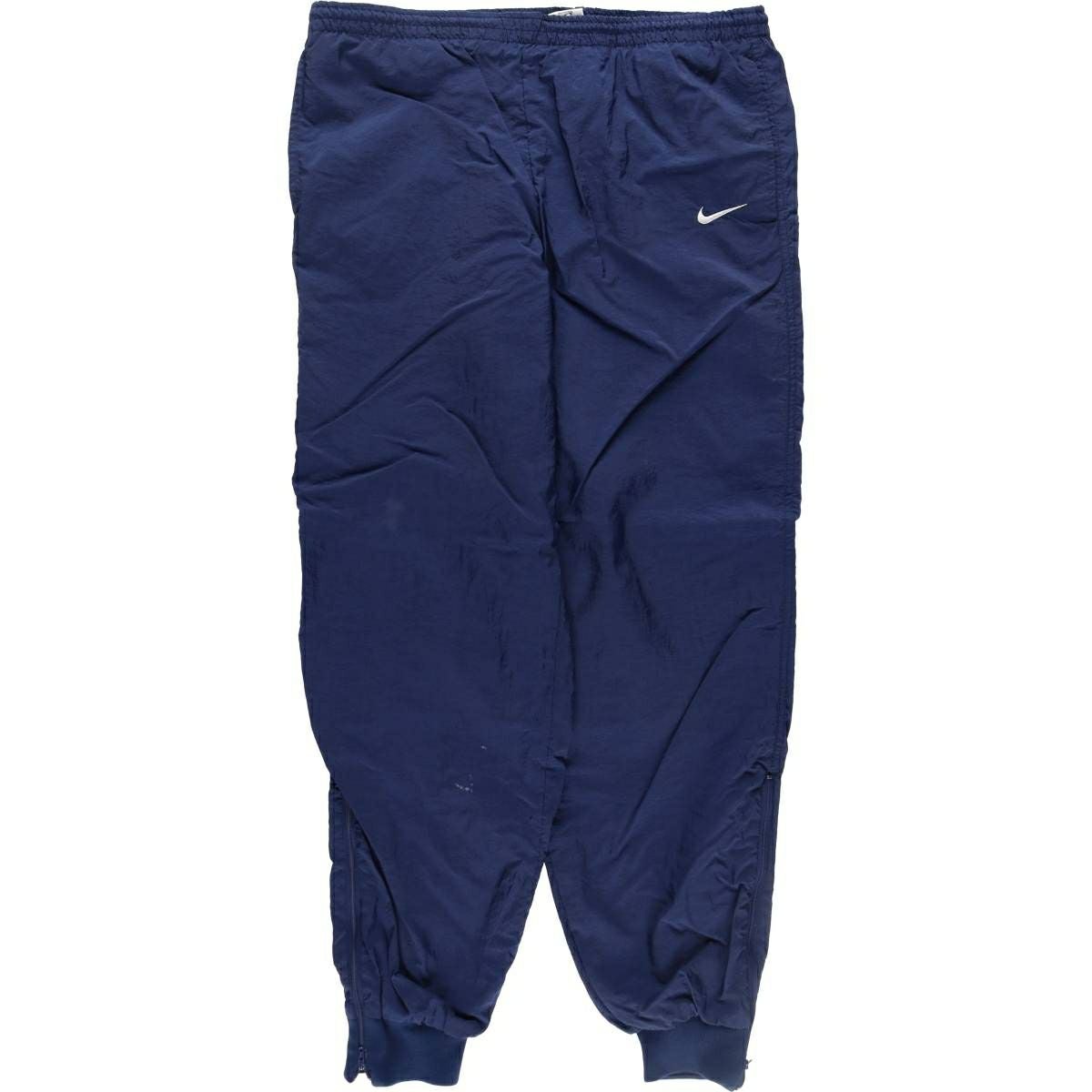 90's NIKE ナイロンパンツ XL 90s vintage NIKE 裾ジップ ナイロン パンツ メンズ 表記Lサイズ