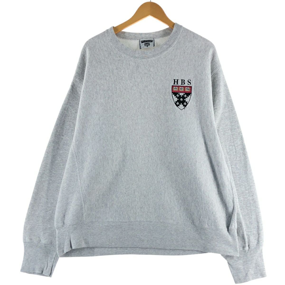 古着 90年代 リー Lee 95 COTTON CROSS GAIN カレッジスウェットシャツ