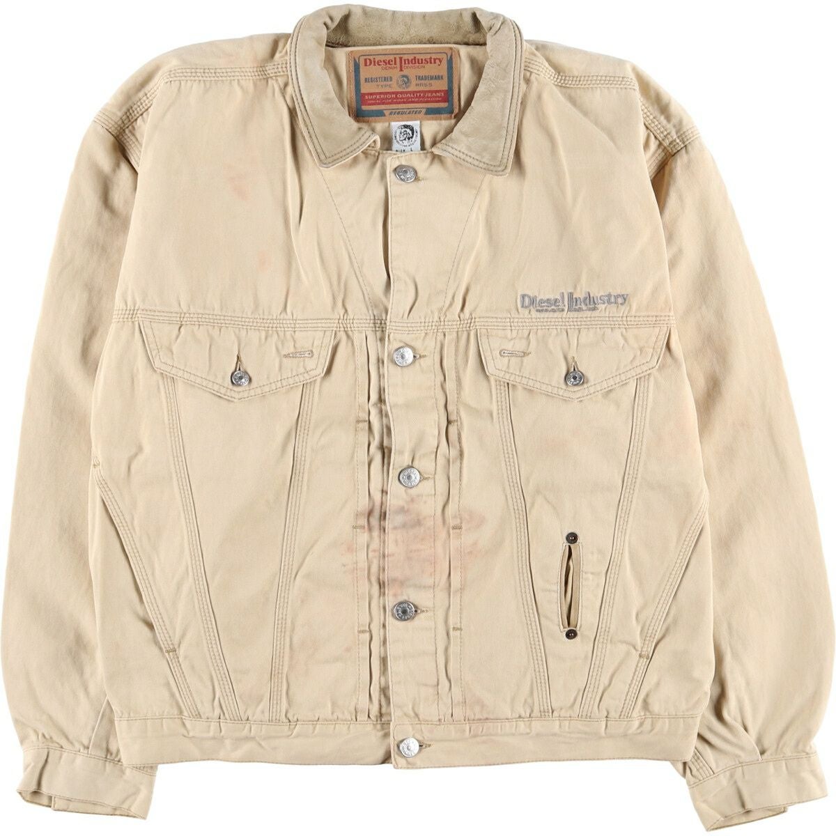 古着 90年代 ディーゼル DIESEL INDUSTRY コットンツイルジャケット