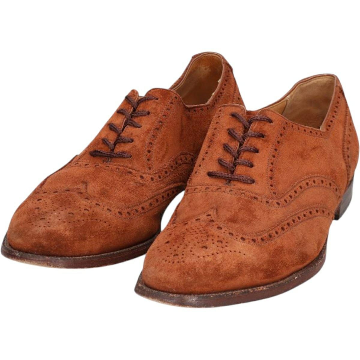 古着 クロケットアンドジョーンズ CROCKETT & JONES スエード ウイング