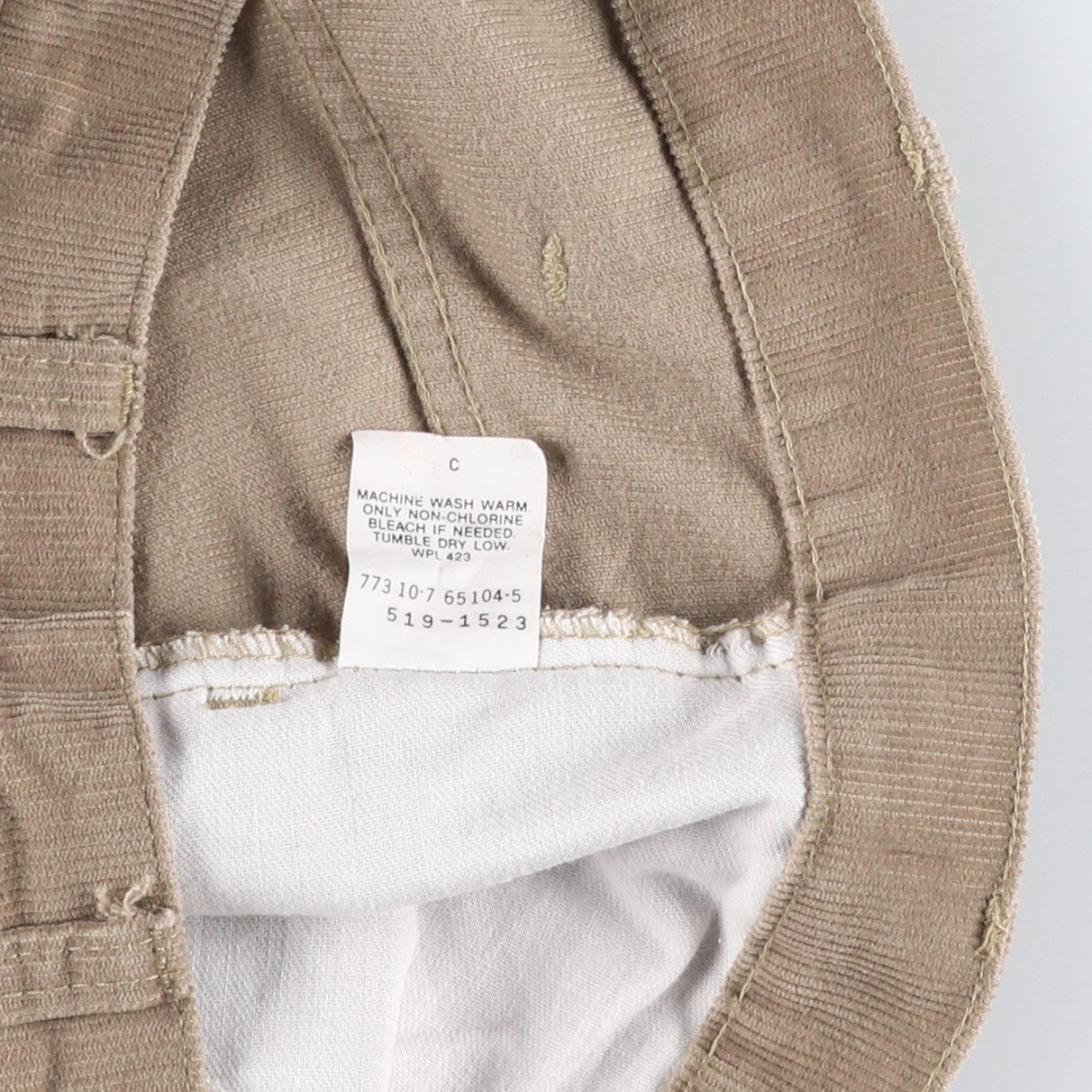 古着 90年代 リーバイス Levis 519-1523 コーデュロイパンツ USA製