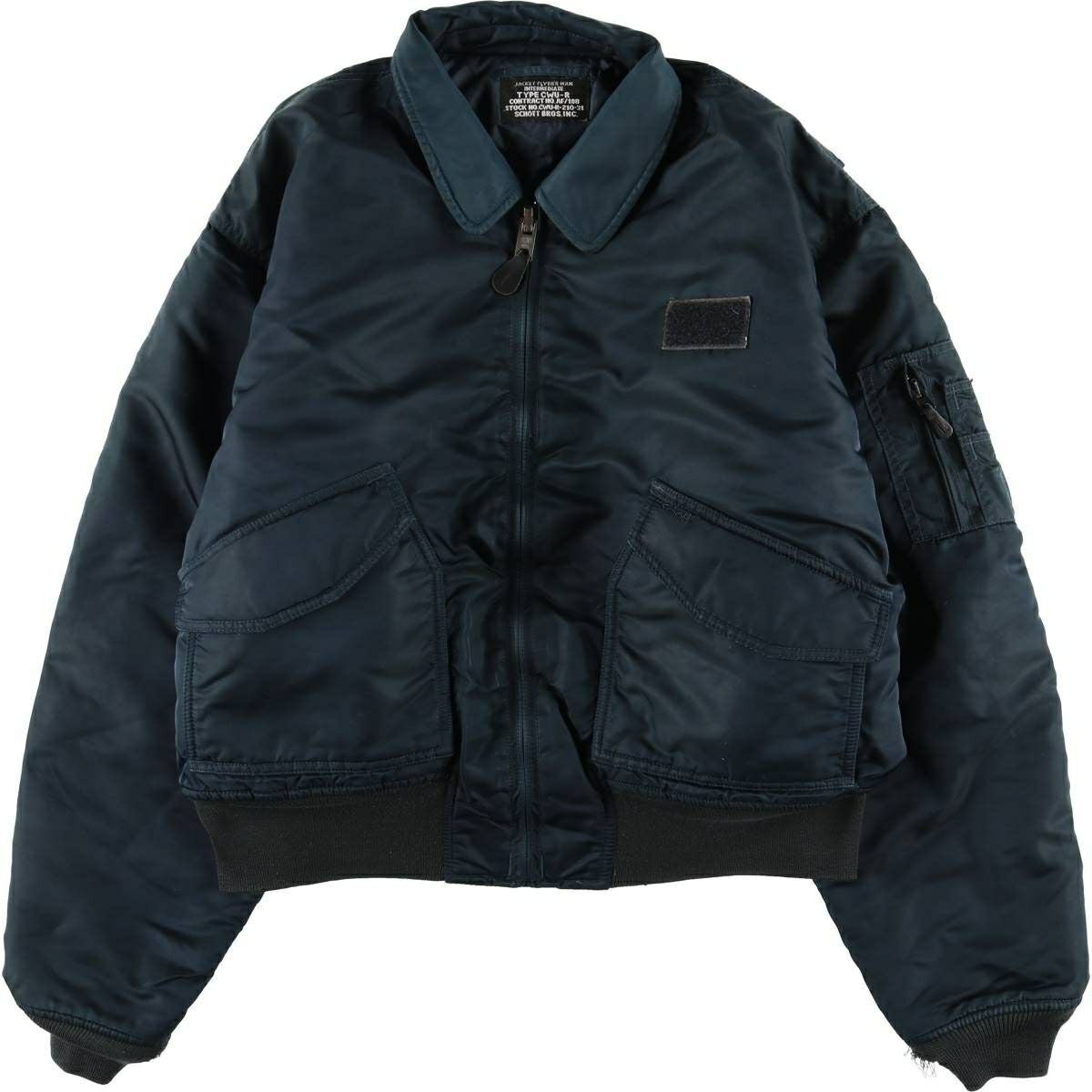 古着 民間品 ショット SCHOTT CWU-R 中綿入り ミリタリー フライト
