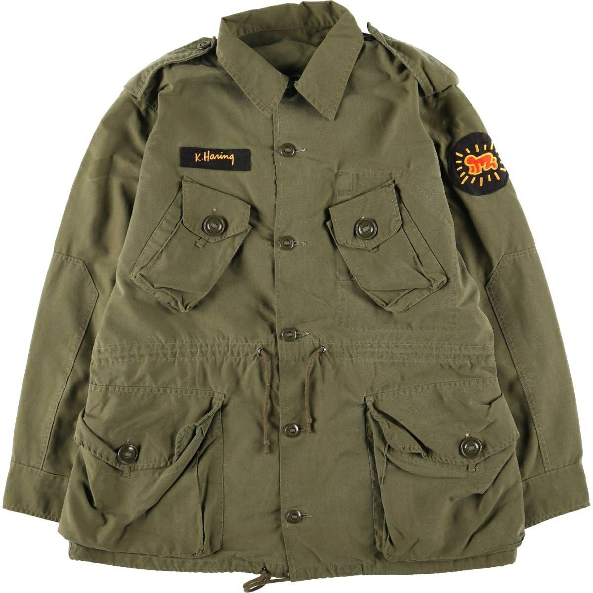 古着 ドイツ軍 60年代 ダブルニー ミリタリー ウールカーゴパンツ 186