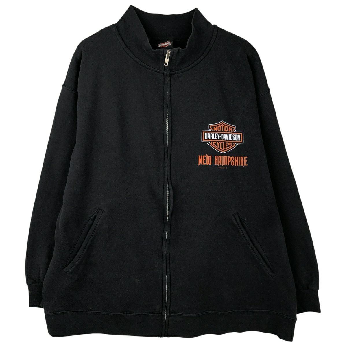 古着 ハーレーダビッドソン Harley-Davidson フルジップスウェット